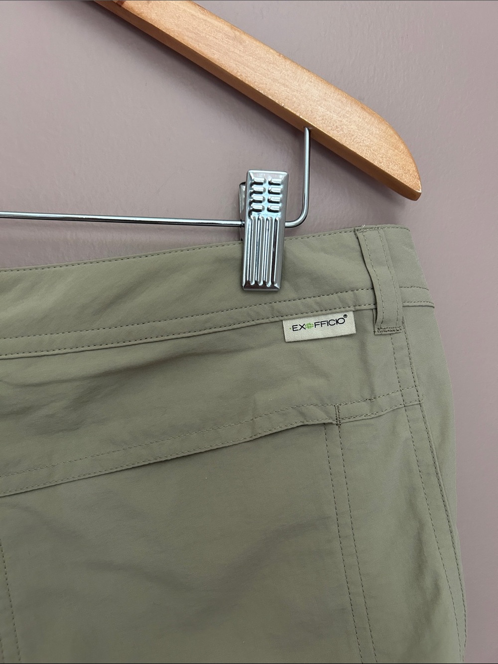 NWT ExOfficio Sol Cool Nomad Hiking Travel Pants in Tawny Petite Size 14 - Picture 6 of 15